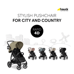Hauck Rapid 4D Pushchair - Jungle Green Hauck Mama's Joy