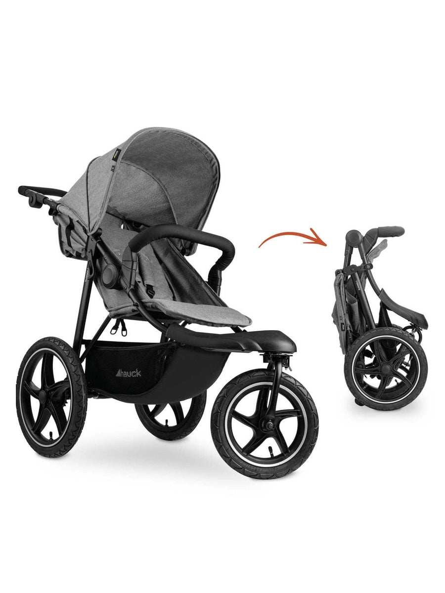 Hauck Runner 2 - All-Terrain Pushchair - Melange Grey Hauck Mama's Joy