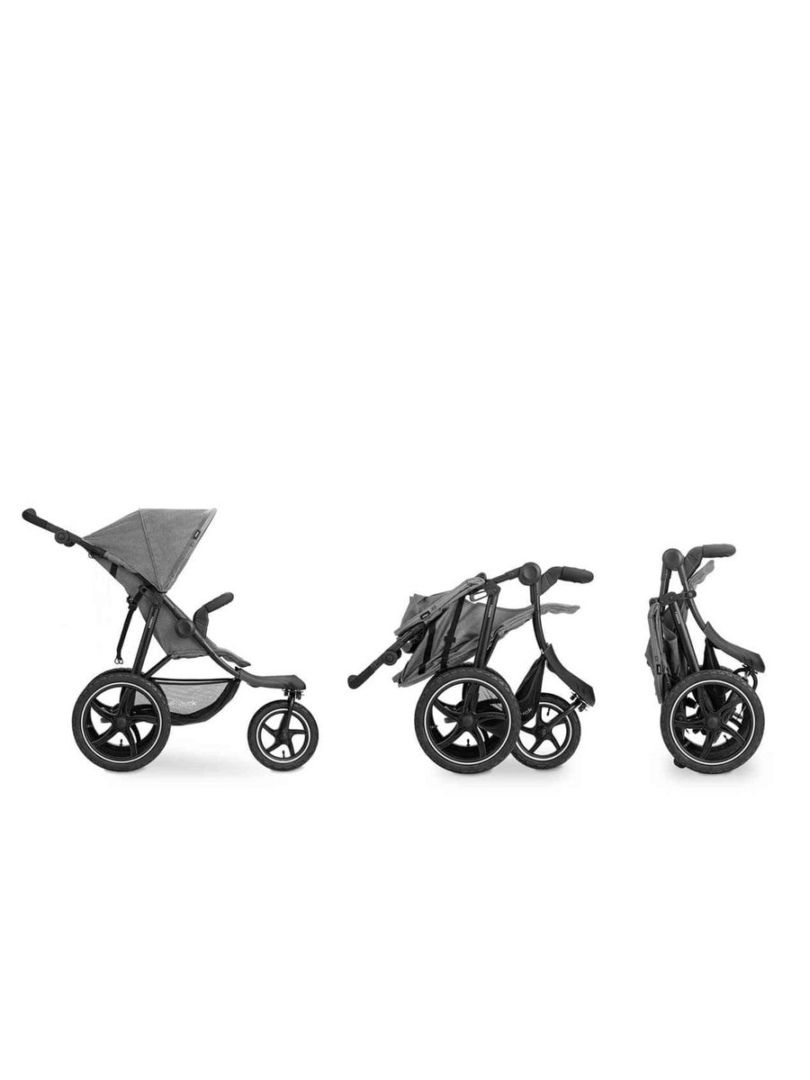 Hauck Runner 2 - All-Terrain Pushchair - Melange Grey Hauck Mama's Joy