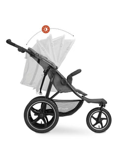 Hauck Runner 2 - All-Terrain Pushchair - Melange Grey Hauck Mama's Joy