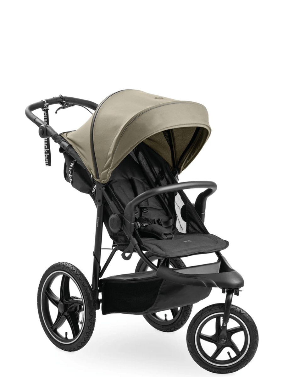 Hauck Runner 3 All-Terrain Pushchair with Handbrake and Air Wheels - Olive Hauck Mama's Joy
