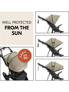 Hauck Runner 3 All-Terrain Pushchair with Handbrake and Air Wheels - Olive Hauck Mama's Joy