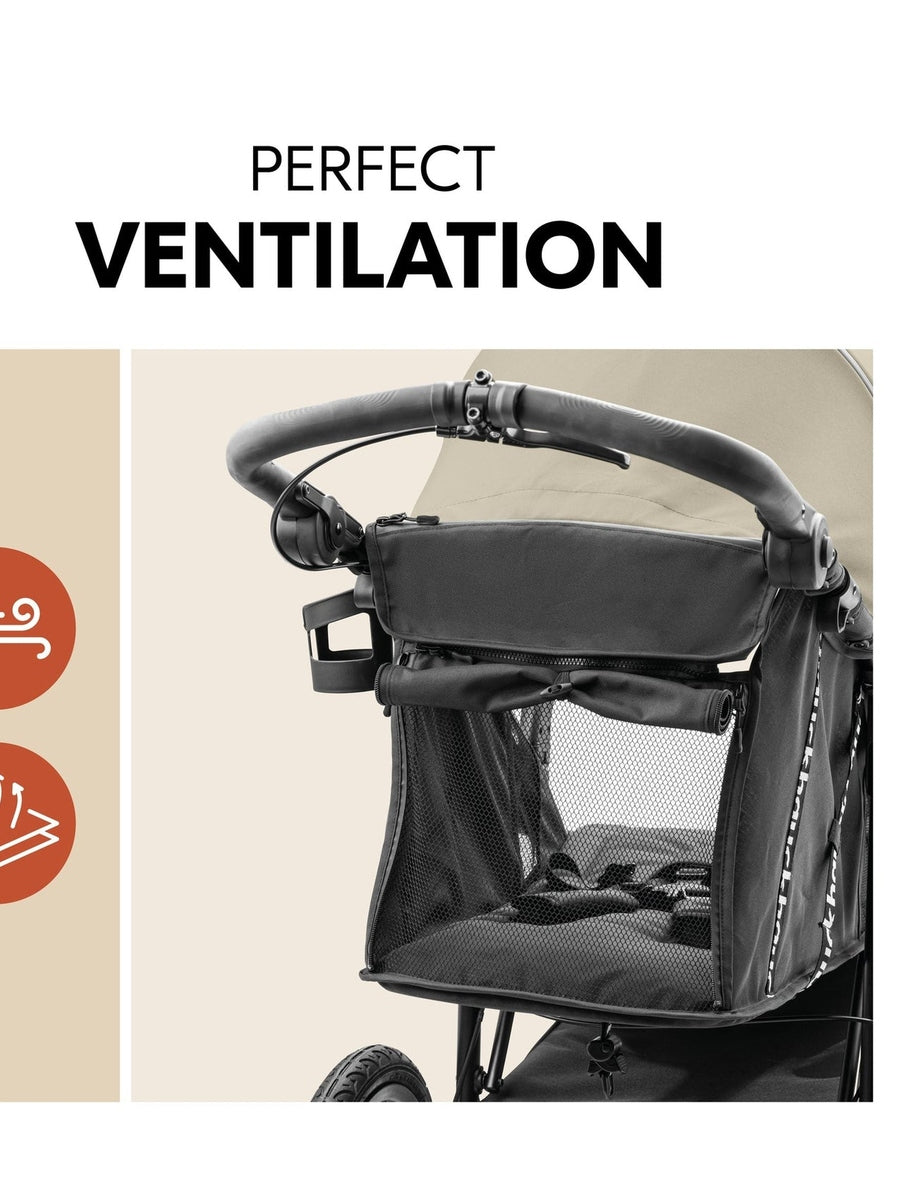 Hauck Runner 3 - All-Terrain Pushchair with Handbrake & Air Wheels - Olive Hauck Mama's Joy