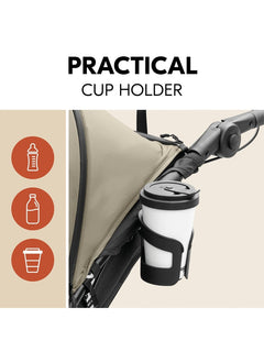 Hauck Runner 3 All-Terrain Pushchair with Handbrake and Air Wheels - Olive Hauck Mama's Joy