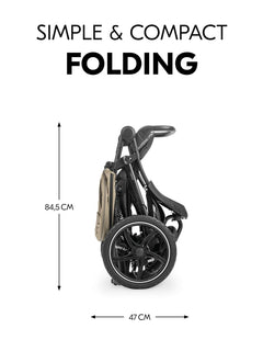 Hauck Runner 3 - All-Terrain Pushchair with Handbrake & Air Wheels - Olive Hauck Mama's Joy