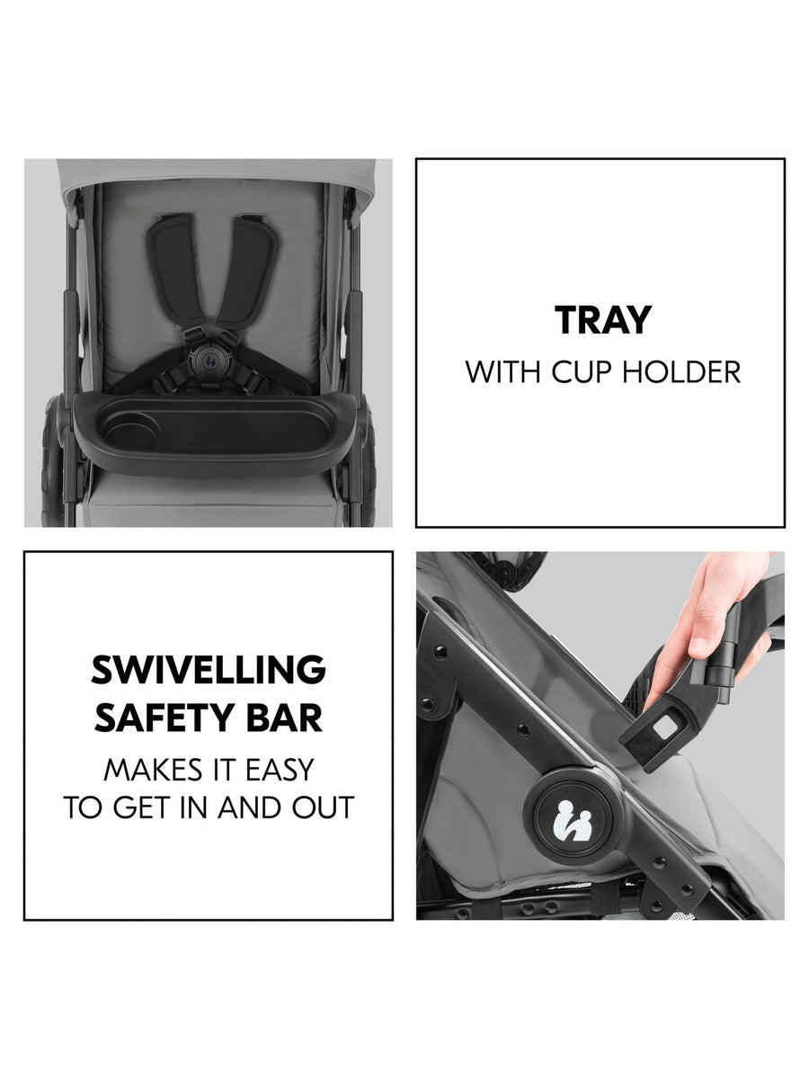 Hauck Shop N Care Pushchair - Grey Hauck Mama's Joy