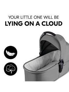 Hauck Shop N Care Trio Set - Pushchair, Car Seat, & Carrycot - Grey Hauck Mama's Joy