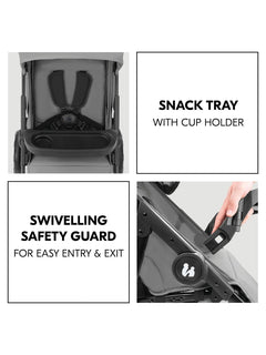 Hauck Shop N Care Trio Set - Pushchair, Car Seat, & Carrycot - Grey Hauck Mama's Joy