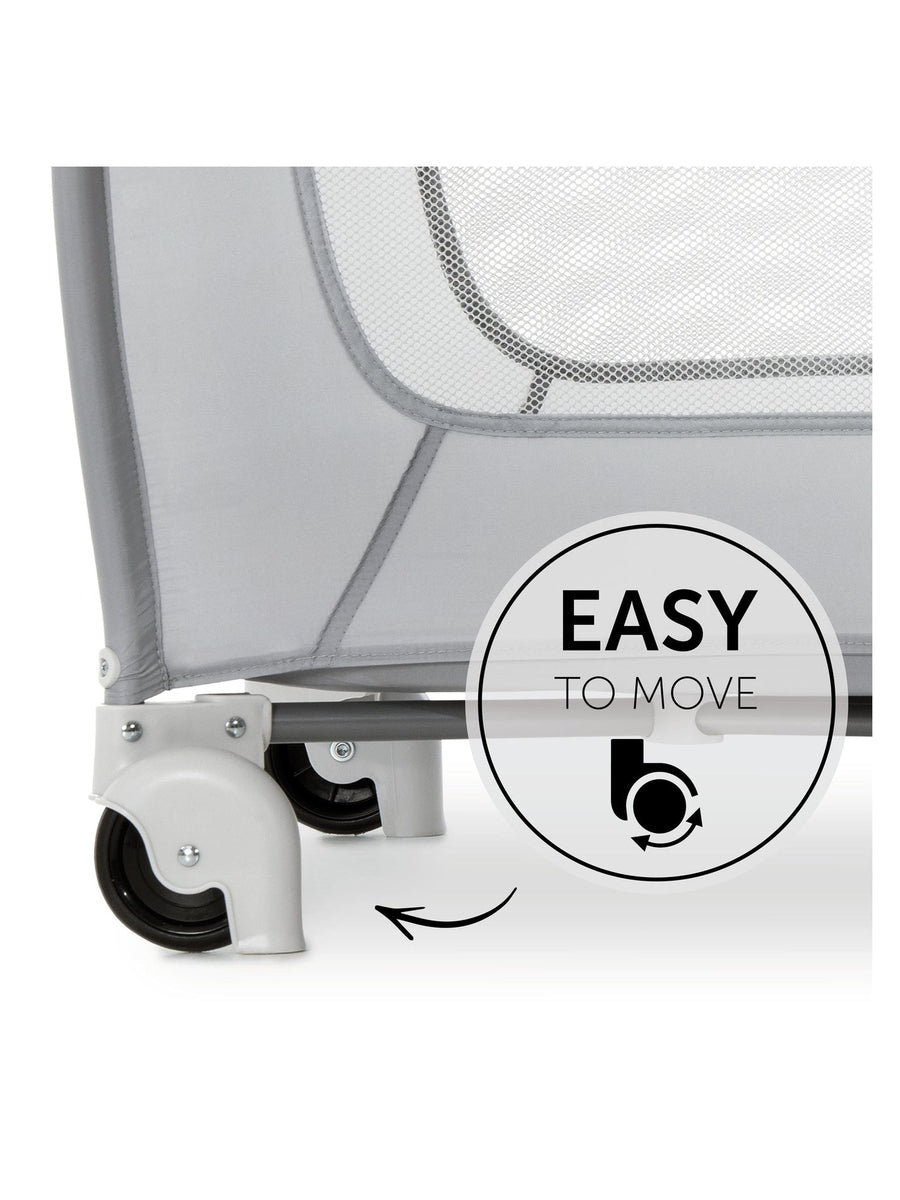 Hauck Sleep N Play Center - Travel Cot & Playpen - Grey Stars Hauck Mama's Joy