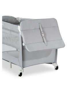 Hauck Sleep N Play Center - Travel Cot & Playpen - Grey Stars Hauck Mama's Joy
