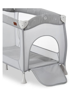 Hauck Sleep N Play Center - Travel Cot & Playpen - Grey Stars Hauck Mama's Joy