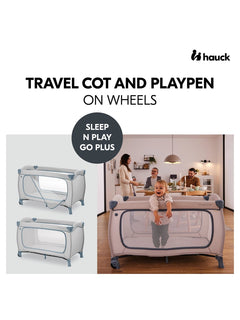 Hauck Sleep N Play Go Plus Travel Cot - Dusty Blue Hauck Mama's Joy