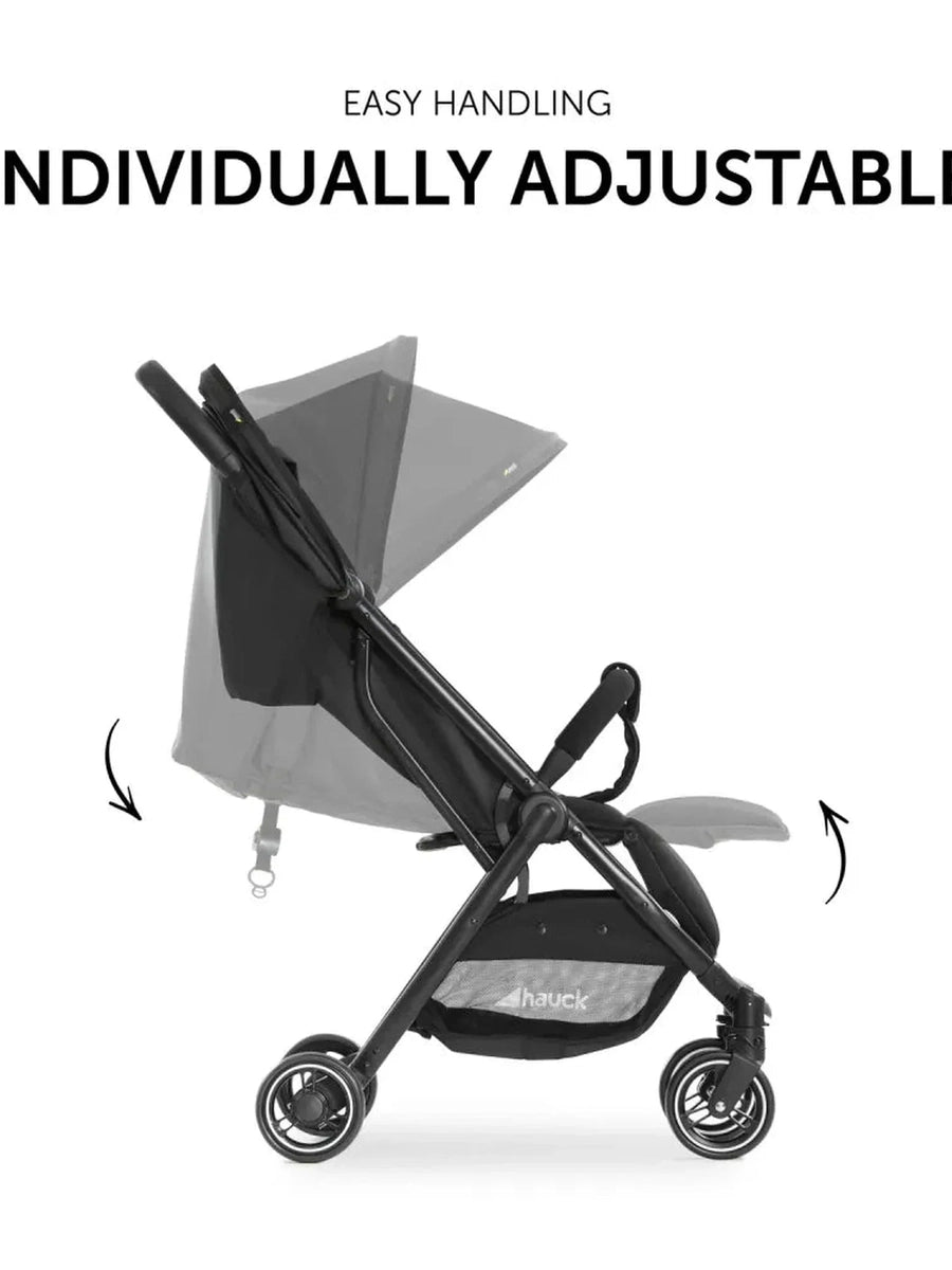 Hauck Swift X Pushchair – Black | Lightweight Compact Stroller Hauck Mama's Joy