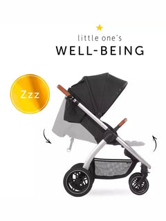 Hauck Uptown Pushchair Stroller Extra Large Seat for All Terrains with Raincover Hauck Mama's Joy