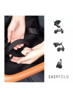 Hauck Uptown Pushchair Stroller Extra Large Seat for All Terrains with Raincover Hauck Mama's Joy
