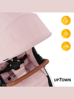 Hauck Uptown Pushchair Stroller - Melange Rose Hauck Mama's Joy