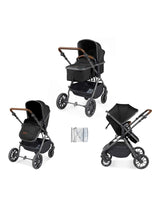 Ickle Bubba Cosmo 2 in 1 Pushchair Black/Tan The Tiny Toddlers Mama's Joy