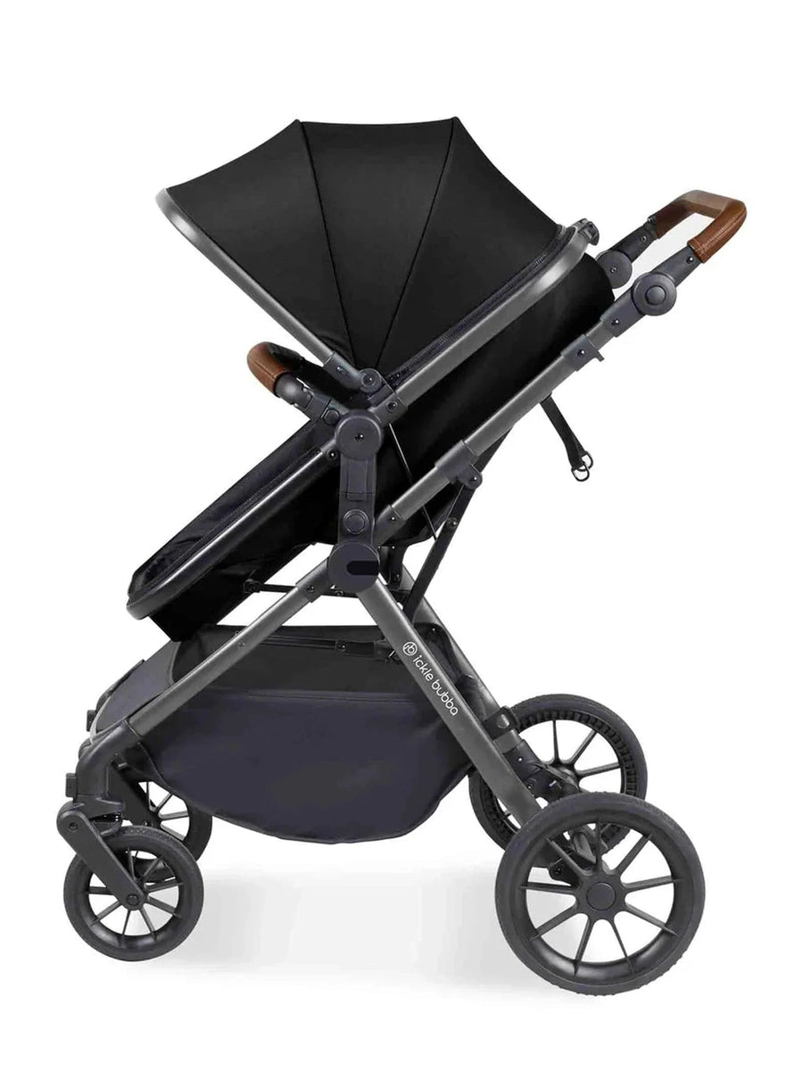 Ickle Bubba Cosmo 2 in 1 Pushchair Black/Tan The Tiny Toddlers Mama's Joy