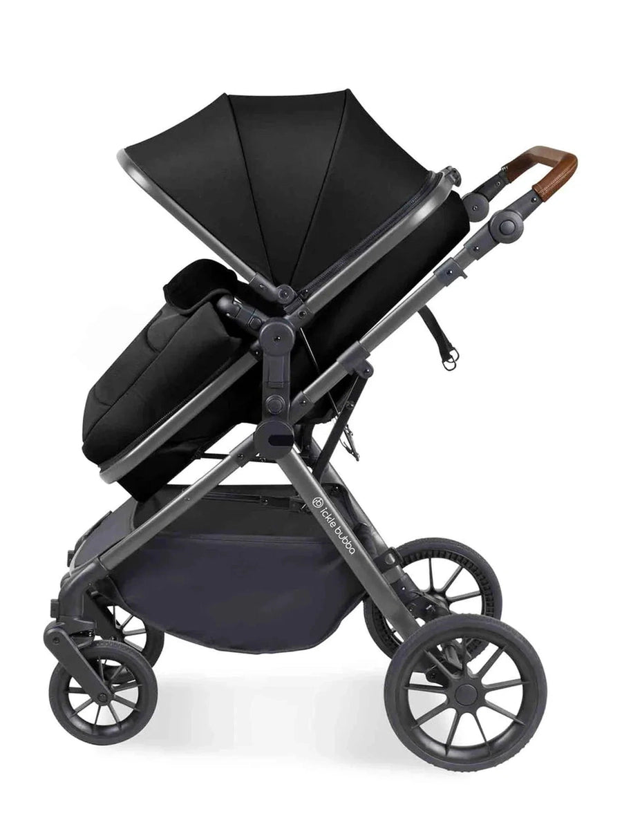 Ickle Bubba Cosmo 2 in 1 Pushchair Black/Tan The Tiny Toddlers Mama's Joy