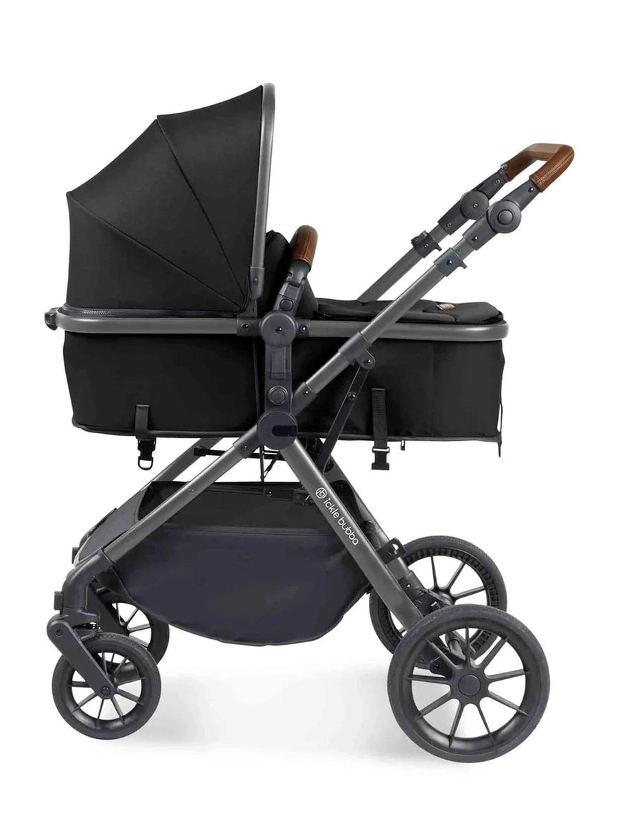 Ickle Bubba Cosmo 2 in 1 Pushchair Black/Tan The Tiny Toddlers Mama's Joy
