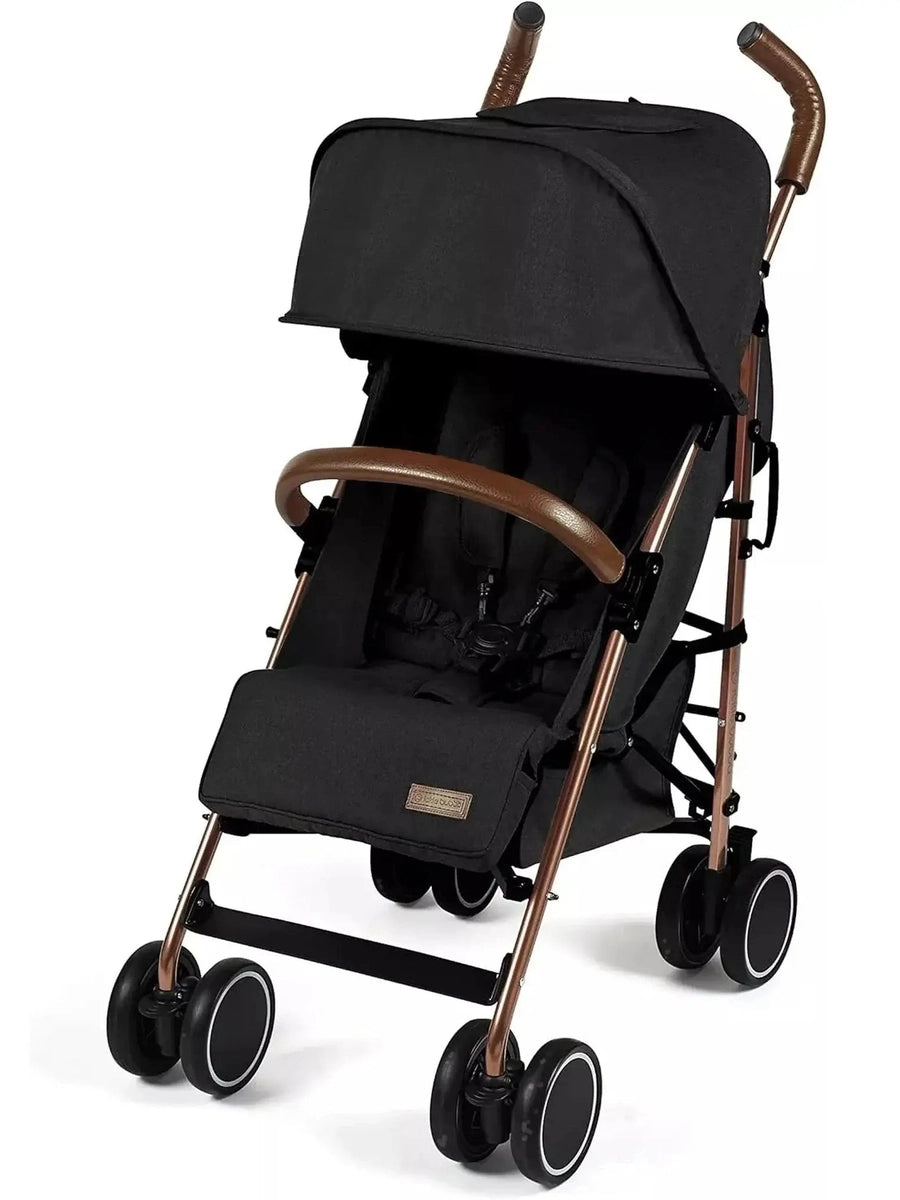 Ickle Bubba Discovery Max Baby Pushchair Extendable UPF50+ Hood BlackRose Gold Ickle Bubba Mama's Joy