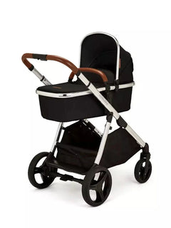 Ickle Bubba Eclipse 2in1 Pushchair & Carrycot Adjustable Handle Chrome/Jet Black Ickle Bubba Mama's Joy