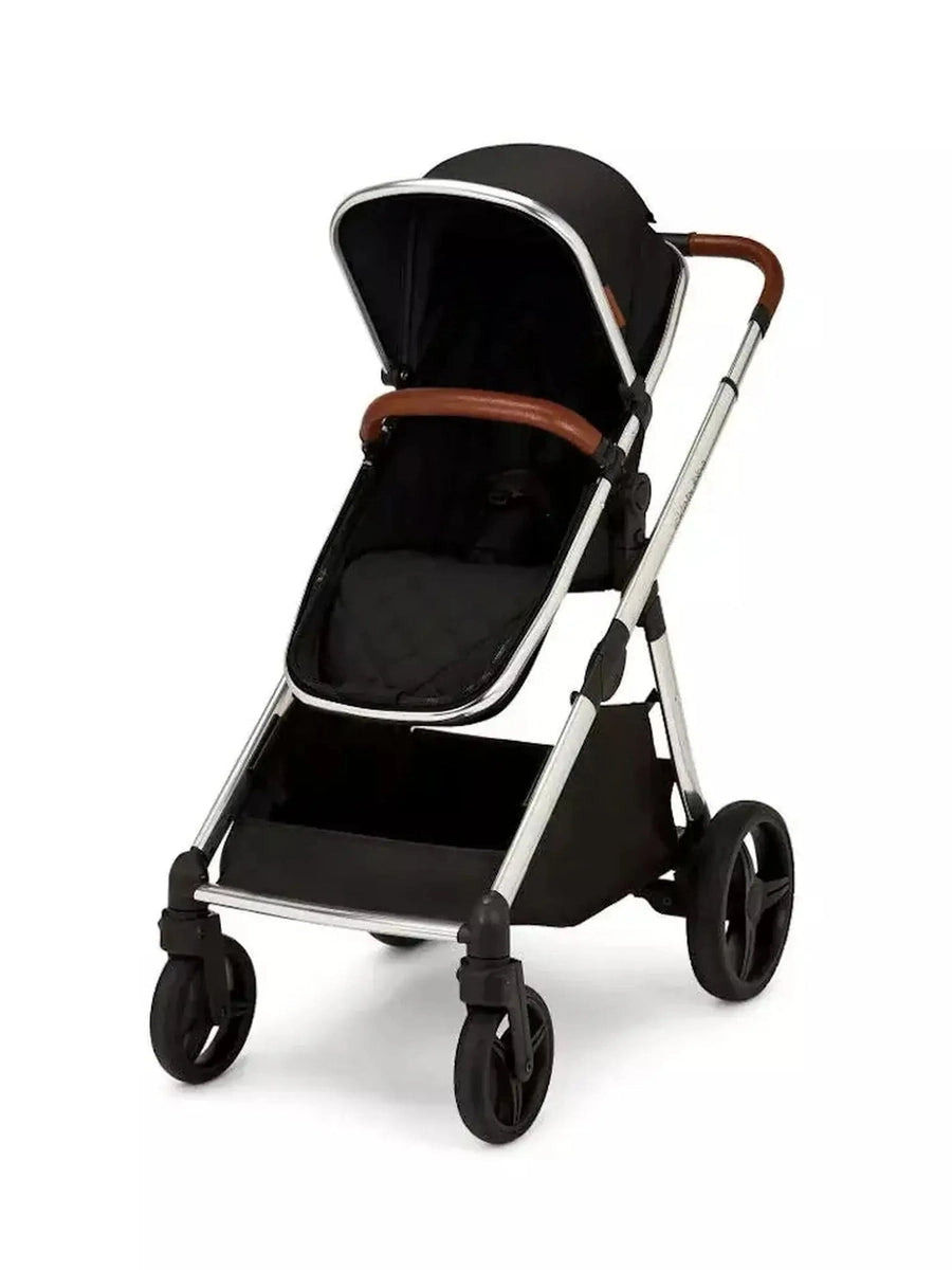 Ickle Bubba Eclipse 2in1 Pushchair & Carrycot Adjustable Handle Chrome/Jet Black Ickle Bubba Mama's Joy