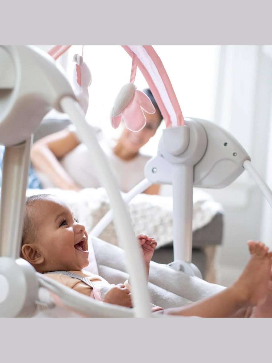 Ingenuity Comfort 2 Go Portable Swing – Unicorn Ingenuity Mama's Joy