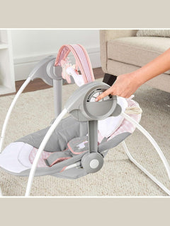 Ingenuity Comfort 2 Go Portable Swing – Unicorn Ingenuity Mama's Joy
