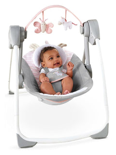 Ingenuity Comfort 2 Go Portable Swing – Unicorn Ingenuity Mama's Joy
