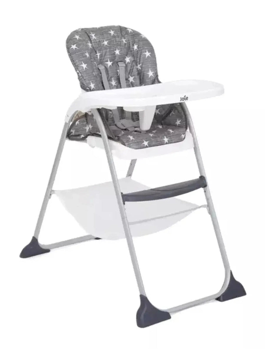 Joie Mimzy Snacker Foldable Highchair Twinkle Linen with 3 Seat Recline Angles Joie Mama's Joy