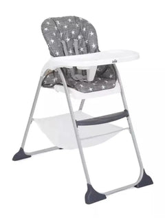 Joie Mimzy Snacker Foldable Highchair Twinkle Linen with 3 Seat Recline Angles Joie Mama's Joy