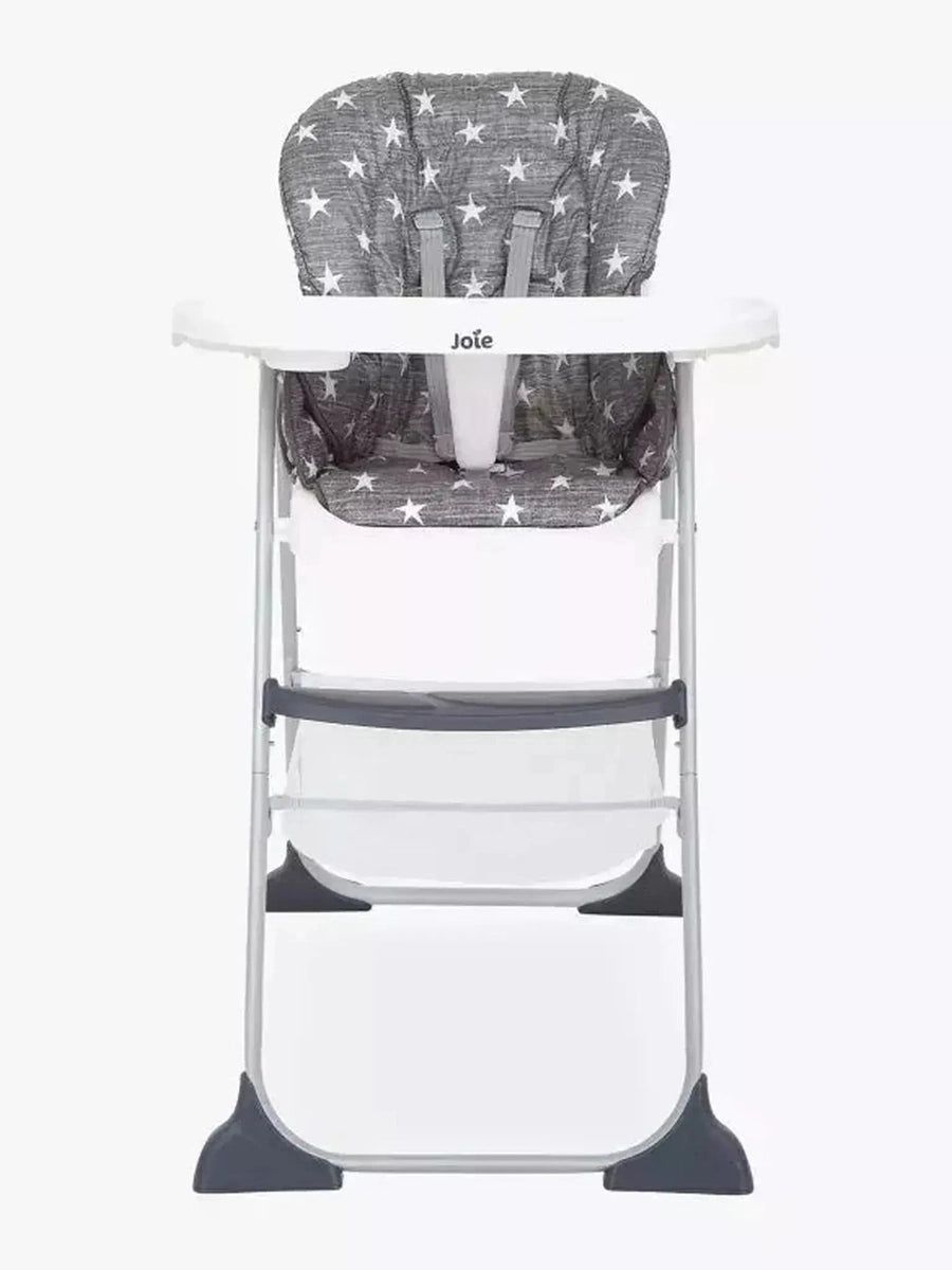 Joie Mimzy Snacker Foldable Highchair Twinkle Linen with 3 Seat Recline Angles Joie Mama's Joy