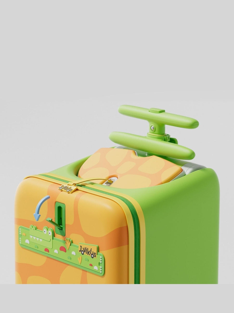 JoviKids 3-in-1 Ride On Luggage – JoyRide Kids Suitcase & Stroller - Green Jovikids Mama's Joy