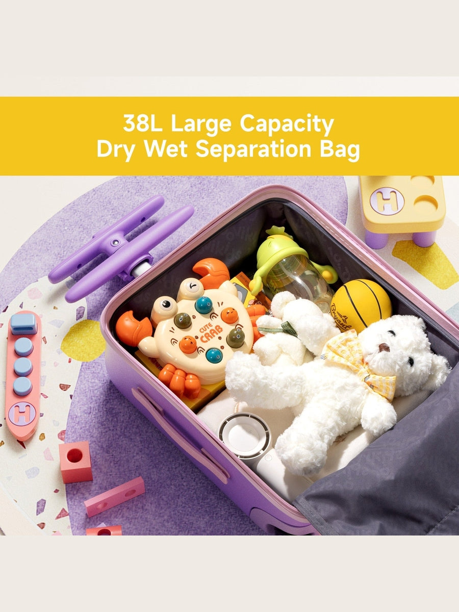 JoviKids 3-in-1 Ride On Luggage – JoyRide Kids Suitcase & Stroller- Pink Jovikids Mama's Joy