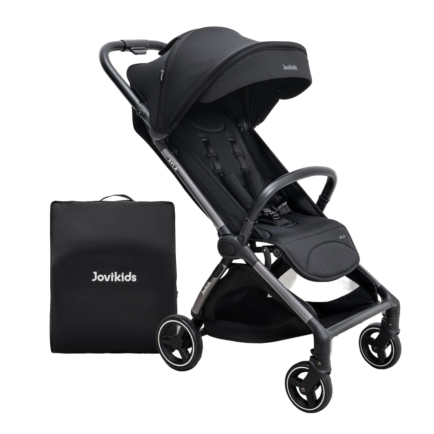 JoviKids Ayla Pushchair Lightweight, Compact & Travel-Friendly - Black Jovikids Mama's Joy