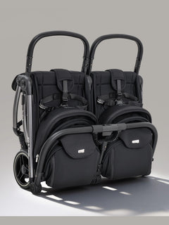 JoviKids Ayla Twin Pushchair – Lightweight Double Stroller with Compact Fold Black Jovikids Mama's Joy