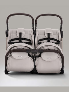 JoviKids Ayla Twin Pushchair – Lightweight Double Stroller with Compact Fold Beige Jovikids Mama's Joy