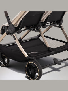 JoviKids Ayla Twin Pushchair – Lightweight Double Stroller with Compact Fold Beige Jovikids Mama's Joy