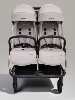 JoviKids Ayla Twin Pushchair – Lightweight Double Stroller with Compact Fold Beige Jovikids Mama's Joy