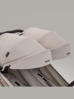 JoviKids Ayla Twin Pushchair – Lightweight Double Stroller with Compact Fold Beige Jovikids Mama's Joy