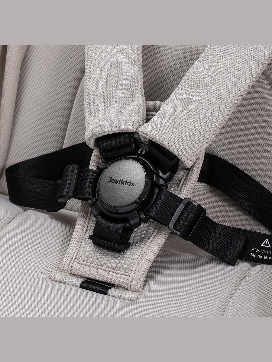 JoviKids Ayla Twin Pushchair – Lightweight Double Stroller with Compact Fold Beige Jovikids Mama's Joy