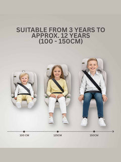 JoviKids Leon ISOFIX Booster Car Seat R129 i-Size Group 2/3 15 Months to 12 Years Milkstone Jovikids Mama's Joy