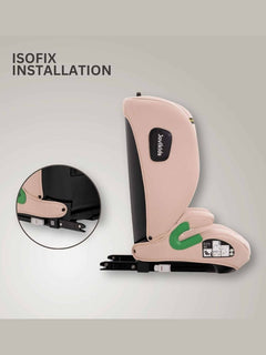 JoviKids Leon ISOFIX Booster Car Seat R129 i-Size Group 2/3 15 Months to 12 Years Rosewood Jovikids Mama's Joy
