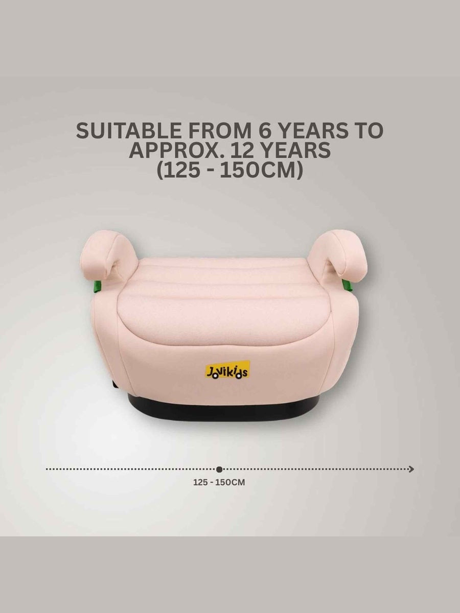 JoviKids Ohho+ i-Size Booster Seat for Car with ISOFIX and Cup Holder - Rosewood Jovikids Mama's Joy