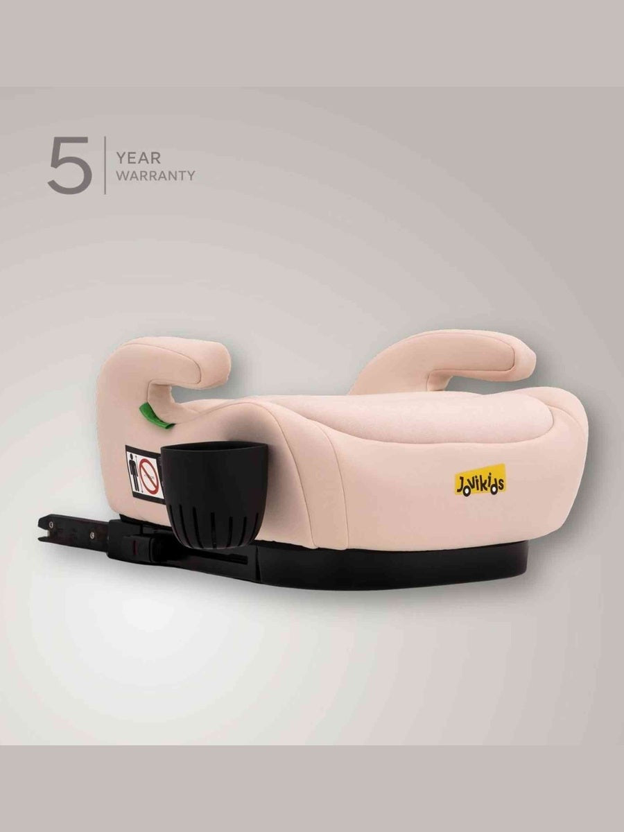 JoviKids Ohho+ i-Size Booster Seat for Car with ISOFIX and Cup Holder - Rosewood Jovikids Mama's Joy
