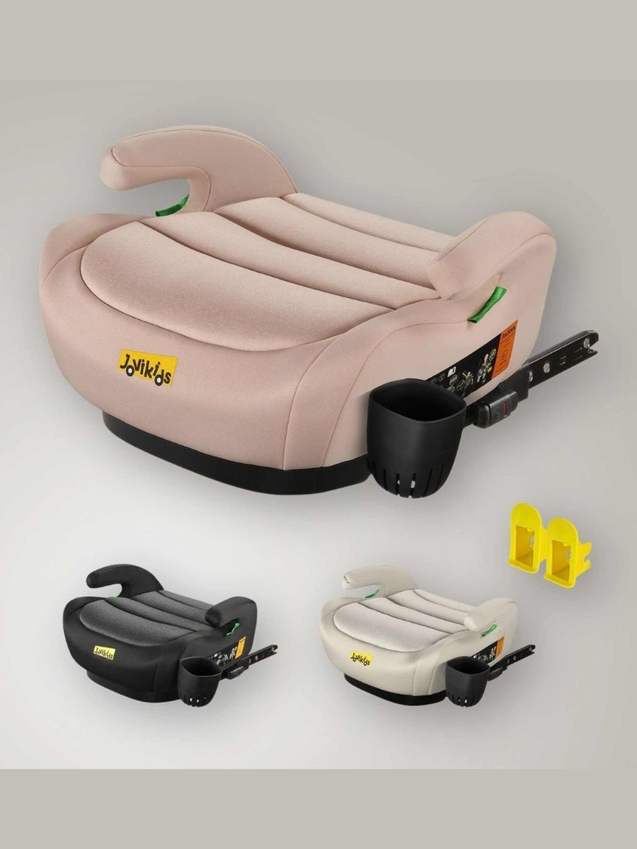 JoviKids Ohho+ i-Size Booster Seat for Car with ISOFIX and Cup Holder - Rosewood Jovikids Mama's Joy