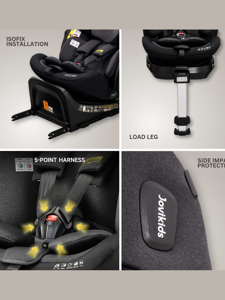 JoviKids Ranger 2 i-Size Car Seat with Leg Extension Cushion - Twilight Jovikids Mama's Joy