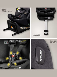 JoviKids Ranger 2 i-Size Car Seat with Leg Extension Cushion - Twilight Jovikids Mama's Joy