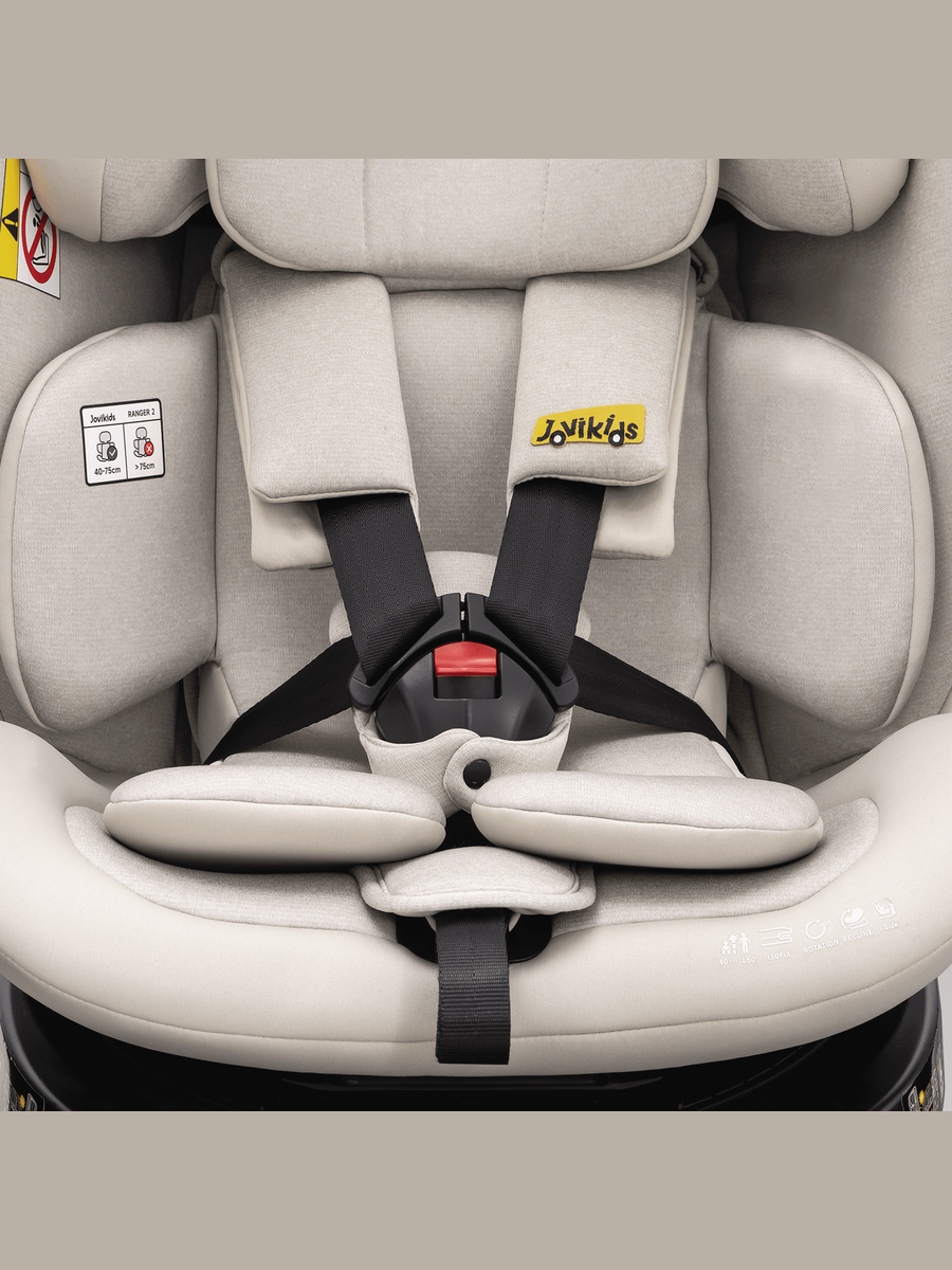 JoviKids Ranger 2 i-Size Car Seat with Leg Extension Cushion - Milkstone Jovikids Mama's Joy